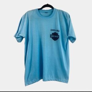 Light Blue, Harley Davidson Costa Rica, Medium Tee